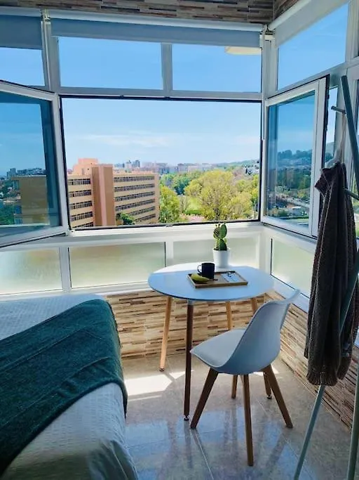 Alterhome Luminoso Estudio Con Piscina Y Maravillosas Vistas Torremolinos